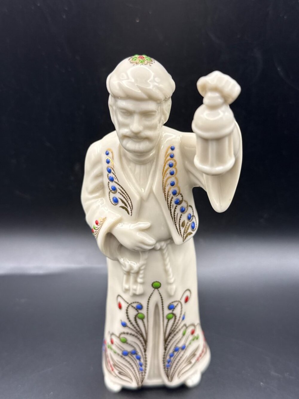 Lenox Vintage Jewels Nativity Inn Keeper Figurine Discontinued  No Box